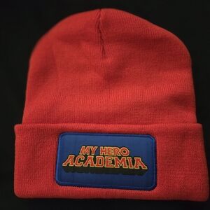 My Hero Academia Red Kids Beanie NWOT